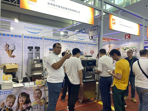 Reviews of Oceanpower Ice Cream Machine at Canton Fair 2023